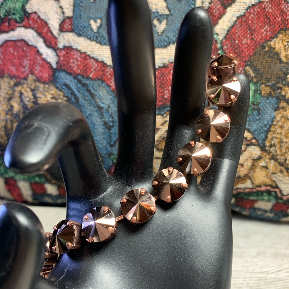 Handmade Swarovski Crystal “Rose Gold” Silver Plated Cup